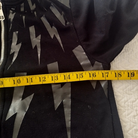 Neil Barrett Lightning Bolt Full Zip Hooded Sweater Men's S, Women's M - Picture 7 of 8